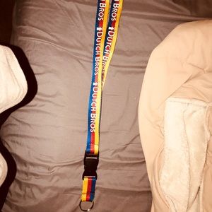Dutch bros lanyard